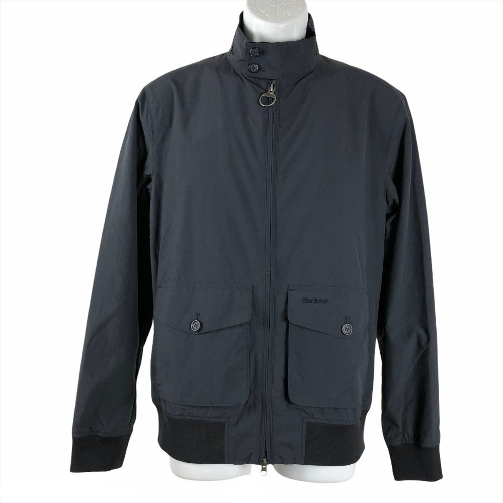 Barbour Maree Jacket Blue Fill Zip NWOT Men's